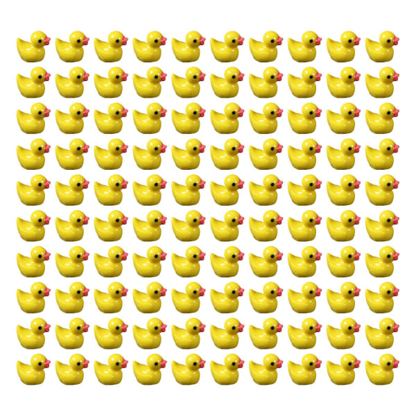 100/200 stk Mini Gummi Ankor Miniatyr Harts Ankor Gul Tiny D 100stk gul 100stk 100pcs yellow 100pcs