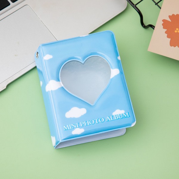 3-tums Kpop-fotokorthållare Minialbum Butterfly Heart Hollow
