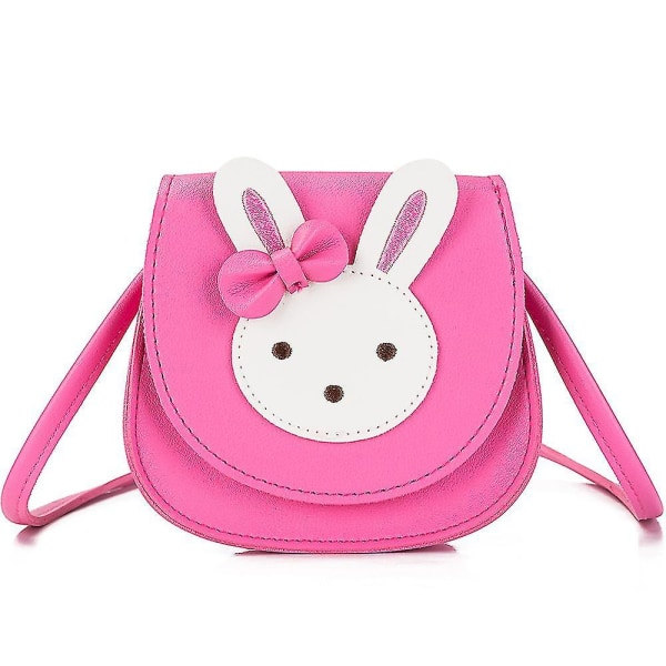 Axelväska för barn - Söt handväska Princess Mini Rabbit Messenger Bag med justerbar axelrem