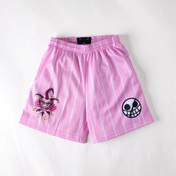 Sommaren casual anime shorts hurtigtorkande mode fitness shorts style 2 M zdq