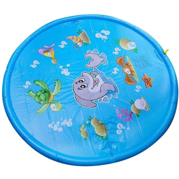 CDQ Splash Pad, Sprinkler Lekmatta, Summer Garden Water Toy Kids