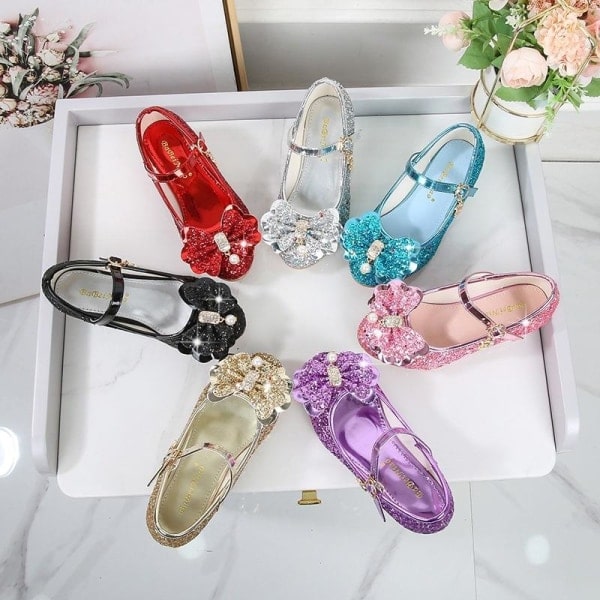 Prinsessa Elsa skor barn festskor flicka rosa 22.5cm / storlek 37 22.5cm / size37