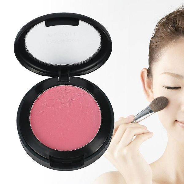 Popfeel Long-lasting Face Blush Powder med spegelpalett Makeup Blusher