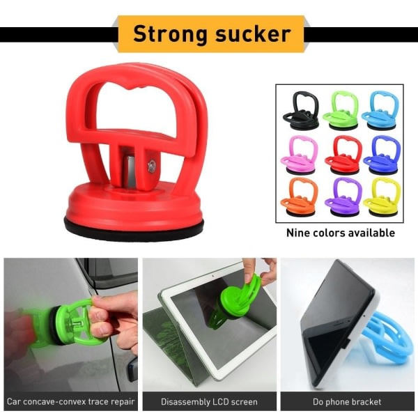 Buckla Bucklor Sugkopp Bil Dent Remover Car Sucker Tool - Svart