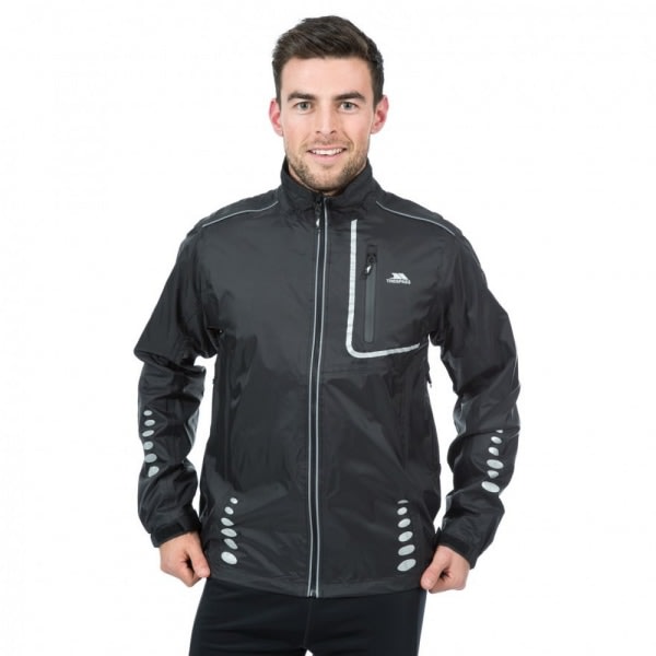 Trespass Axle Vanntett Full Zip Aktiv Jakke XXS Sort Sort XXS zdq
