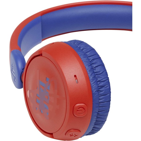 Trådlösa hörlurar med mikrofon for barn – Lätta, bekvemme og hopfällbara – Med volym begrænset til 85 dB – Batteritid 1