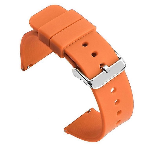 Silikonarmband med snabbfäste - Premium mjukt gummi - 12 mm, 14 mm, 16 mm - För män och kvinnor