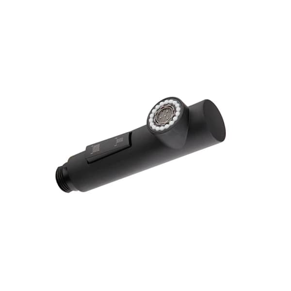 Pull-Out Kitchen Faucet with Sprayer Black Black Svart