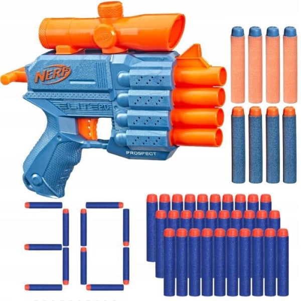 Nerf Elite 2.0 Blaster - Prospect QS 4 F4190 + 30 pile zam.