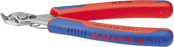 Knipex Electronic Super Knips 125 mm precisionsavbitare, INOX rostfritt stål, extremt vassa skär, 78 23 125