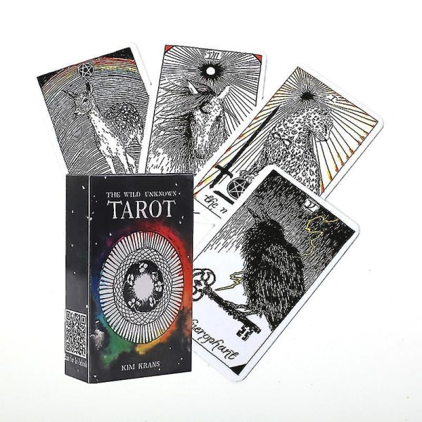 Del Toro Tarot Deck Brädspel Underhållning Kreativt spådomsspelkort med fuldstændig engelsk pdf-guidebok for barn Vuxen78st Tt30 null ingen