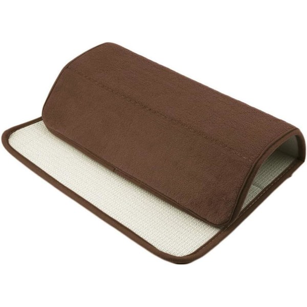 Memory foam -kylpyhuonematto, liukumaton, imukykyinen, superpehmeä, samettinen kylpyhuonematto, supervettä imevä, paksu kylpyhuonematto, ruskea Brow Brow Brown 20 X 32 inches