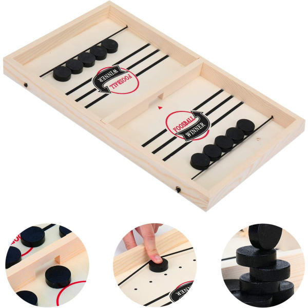 Snabbt Slingpuck-brädspelet, Snabbt Sling Puck-spel, Lämpligt för Pa