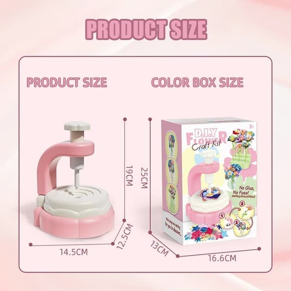 Blomsterleksaker DIY Pysselset för Barn 4-9 år Flickor & Pojkar, Pedagogiska Leksaker_TF_TF