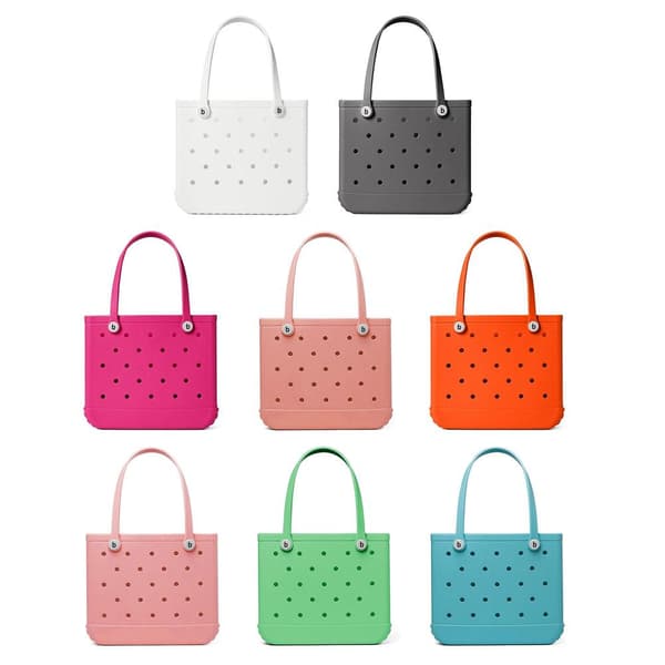 DIY Hål Strandväska Mini Handväska Tålig Hål Tote Bag E One size