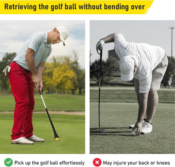 Golfboldopsamler sugekop til puttergreb 5 stk.