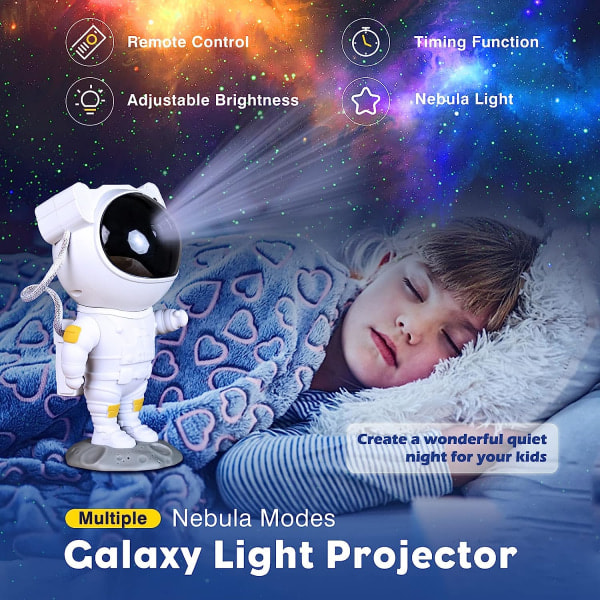 Space Buddy Astronautti Galaxin Projektor Pleshy Spaceman