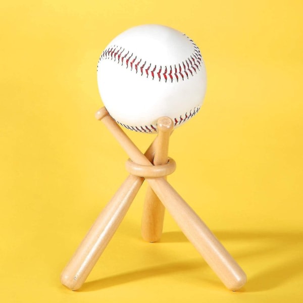 Basebollhållare för bollvisning, trä basebollträ