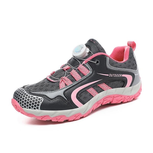 Dam vandringsskor Low-Top Sneakers for vandring utendørs 3D232 Pink 41