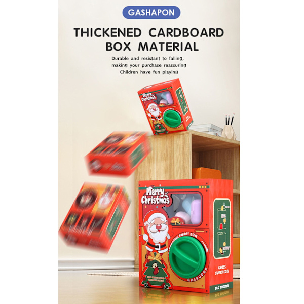 Halloween Dekorationer, Gashapon Maskin Leksak, överraskning Mini Blind Box, Jul. Intressant Gashapon Maskin, 6 st Gashapon slumpmässigt matchade A