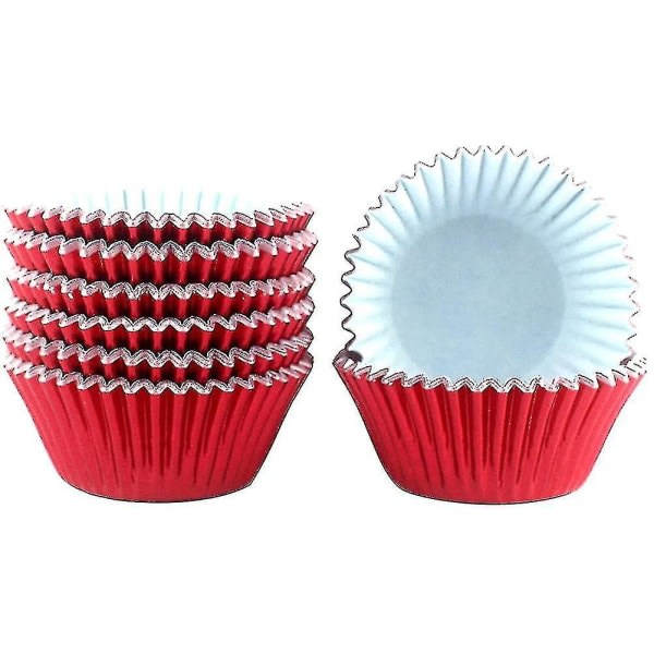 Cupcake-vuoka, foliovuoka Cupcake-vuoka Bakformar Papper Standard Guld, 200-pack zdq