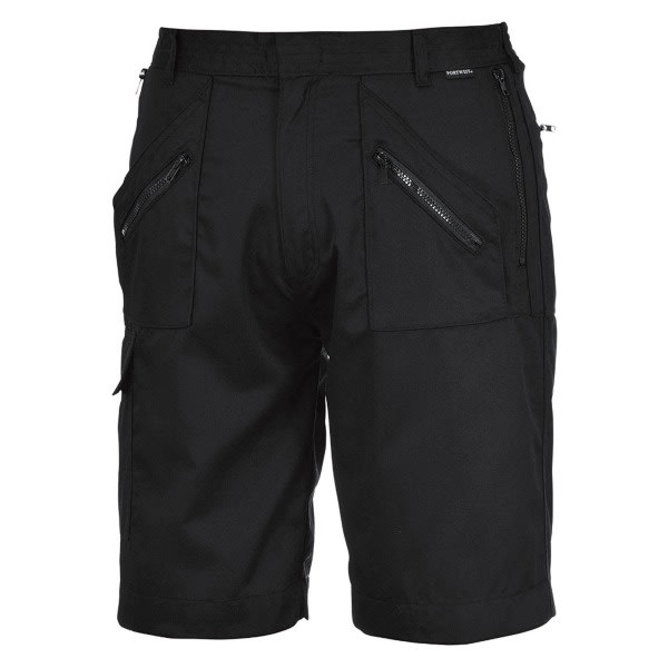 Portwest Action Shorts för män (S889) M Svart