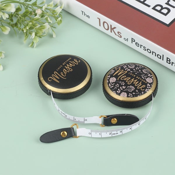 1,5 m Bærbar Infældelig Vintage Style Mini Tape Nostalgi Mål 5cm