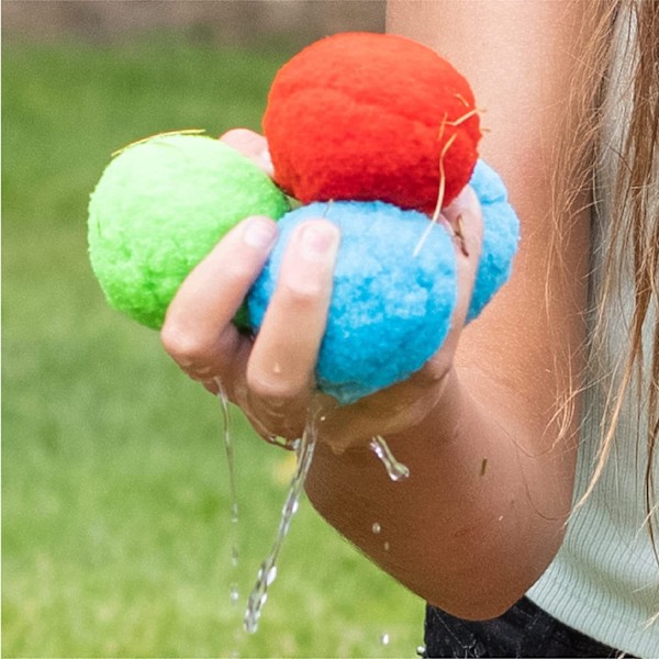 50 Reusable Water Balls - Highly Absorbent Cotton Balls - Sum
