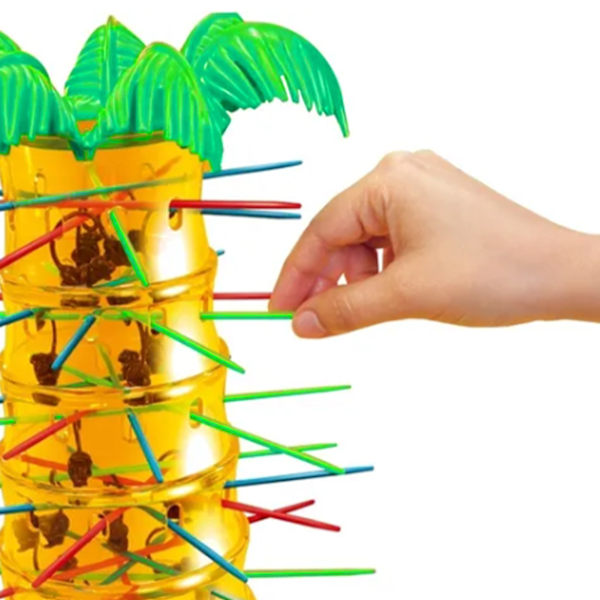 Apespelet Monkey Tree Climbing - Pedagogisk lek for barn - Morsomt logikkspill for familiesammenkomster