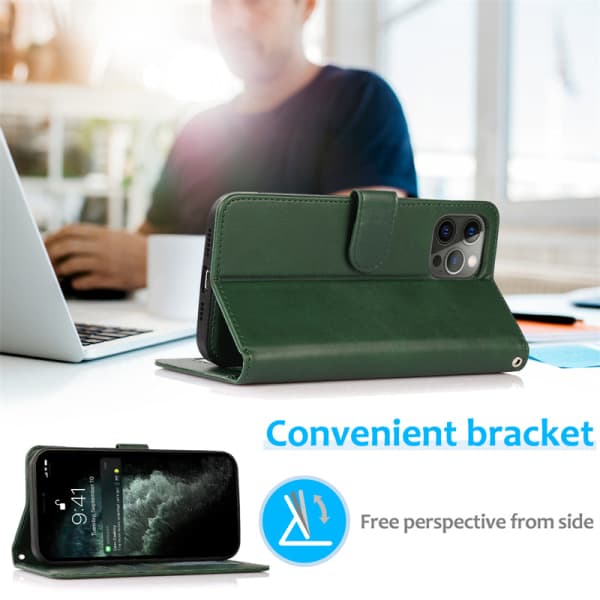 Magnetisk etui Kompatibel med iPhone 12 Mini grøn szq