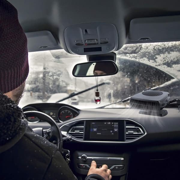 Car Windshield Defogger and Heater, Quick Heating for Winter Defrosting, Portable and Energy-Efficient Solution for 12V Cars