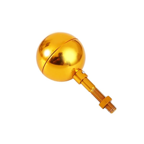 Flagstangskugle Topper, Aluminium Flagstang Kugle Finale Flagstang Udskiftning Passer Til Standard Flagstang (1stk, Guld) zdq