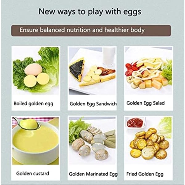 CDQ munakone, Vispa käsikäyttöinen kultainen munankeitin Keltuaisenvalkoinen keittiöväline
