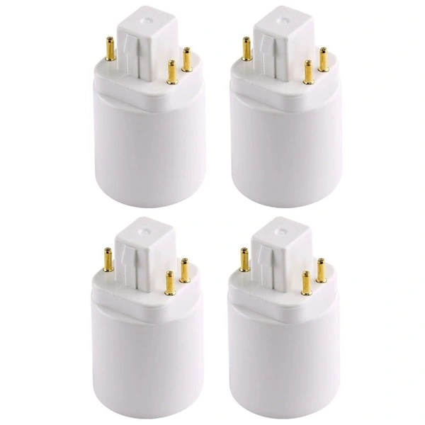 4-pak Gx24q til E26/E27 Sokkeladapter Lampefod Holder