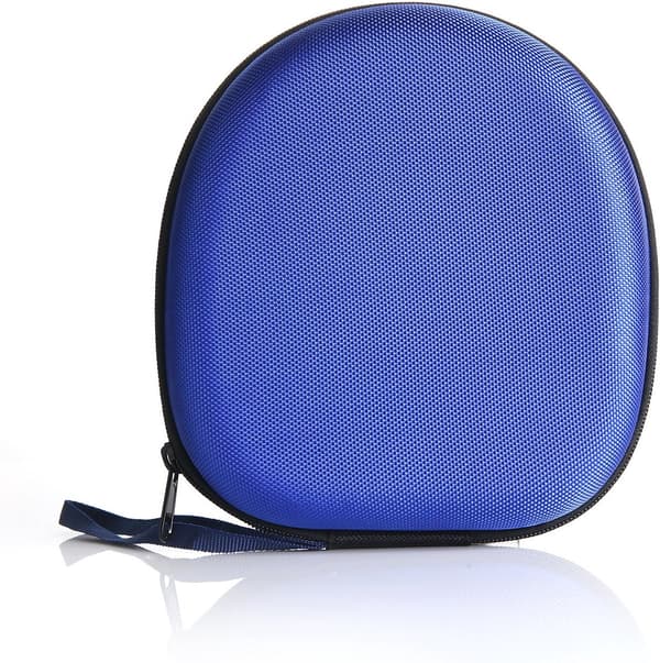Universal Hard Shell Hovedtelefonetui Med Blødt For, Tilbehørslomme Til Over-Ear Bluetooth Gaming Hovedtelefoner, Rejse, Blå