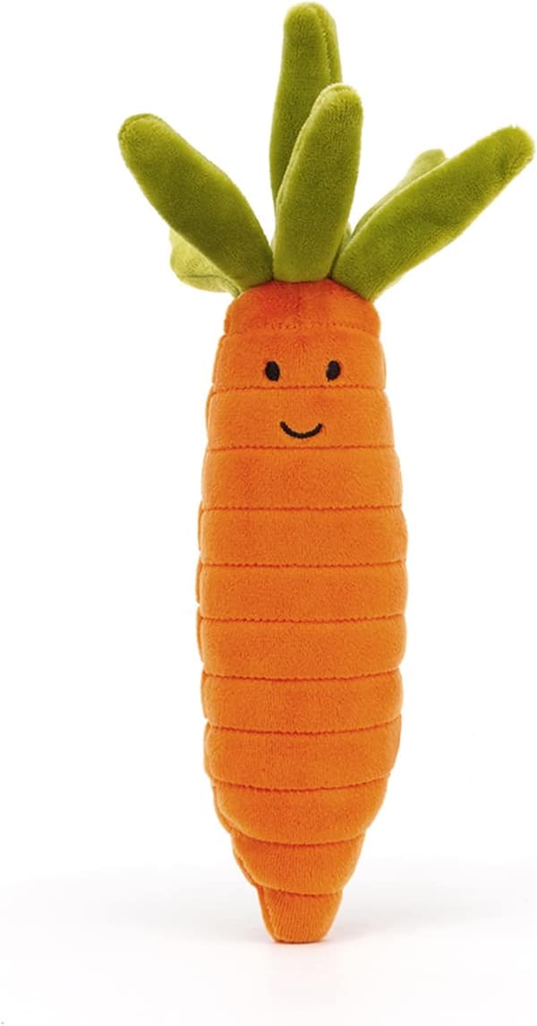 Vivacious Vegetables Porkkana Ruoka Pehmolelu, 7 tuumaa