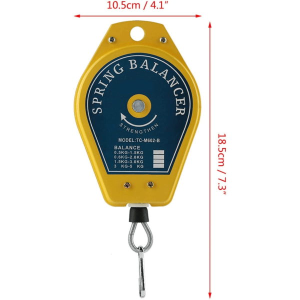 CDQ Indbygget fjederbalanceringsværktøj (0,5-1,5 kg)