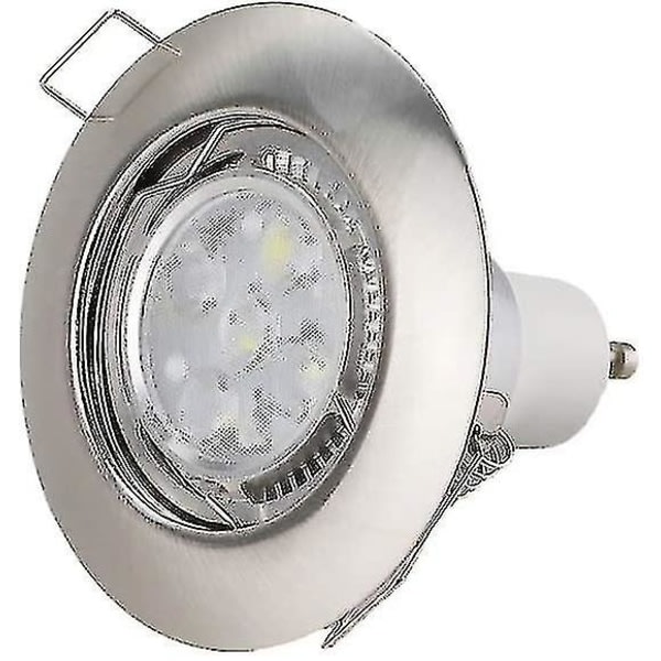 20 stykker lampfæstringar til 50 mm Mr16 Gu10 spotlight, ringklämmor for led halogenlampa null ingen