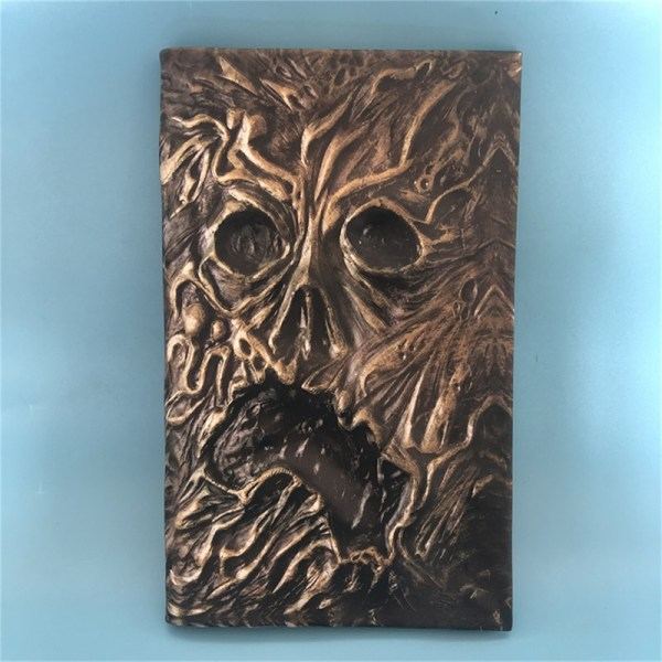 Necronomicon Mørk Magisk Bog Dæmon Ond Død Bog Alter Ceremoniel Fladt Cover En Størrelse