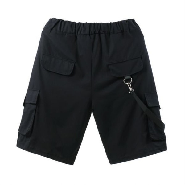 Mode Man Veralls Solida Casual Korta Byxor Black S zdq