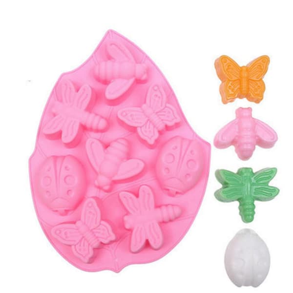 Silikoneforme Insektform Chokoladeform Genanvendelige Bage Fondant Kageforme_tfrf