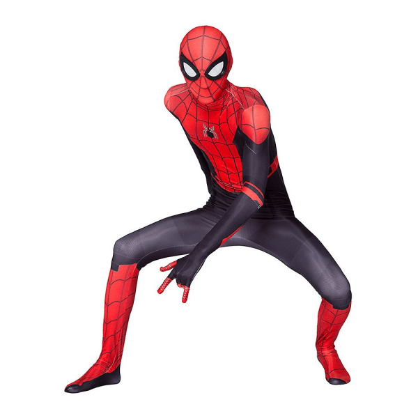 Herr Far From Home Spiderman Superhero Cosplay Party Kostym Halloween Party Jumpsuit Body Presenter 180