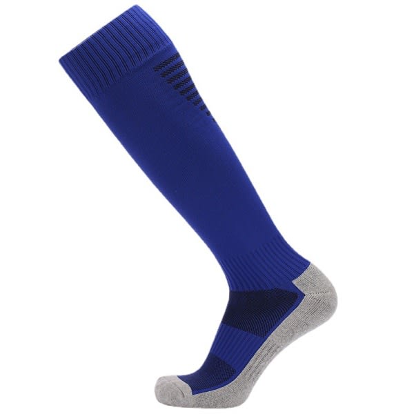Knæhøje støvlestrømper til mænd og kvinder Bomuld-Comfy-Flerfarvet (1 par) blå zdq