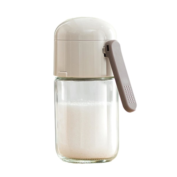 Kvantitativ saltspreder glas saltspreder dispenser fugtbestandig krydderiflaske til camping køkken 180ml