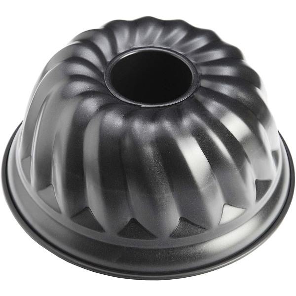 Form 24 cm, rustfrit stål, metallisk sort, 24x 24 x 6,5