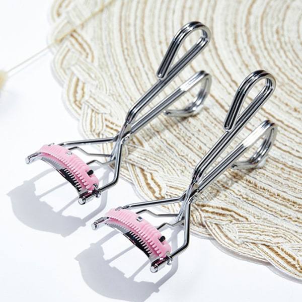 1 stk. øjenvippebukker med indbygget kam - Øjenvippebukker Eye Beauty Silver onesize