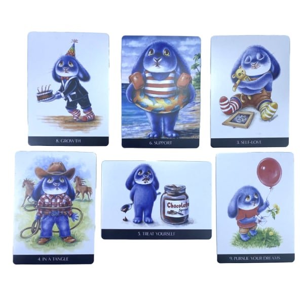 Inre Child Oracle Cards Tarot Prophecy Divination Deck Family Blue one size