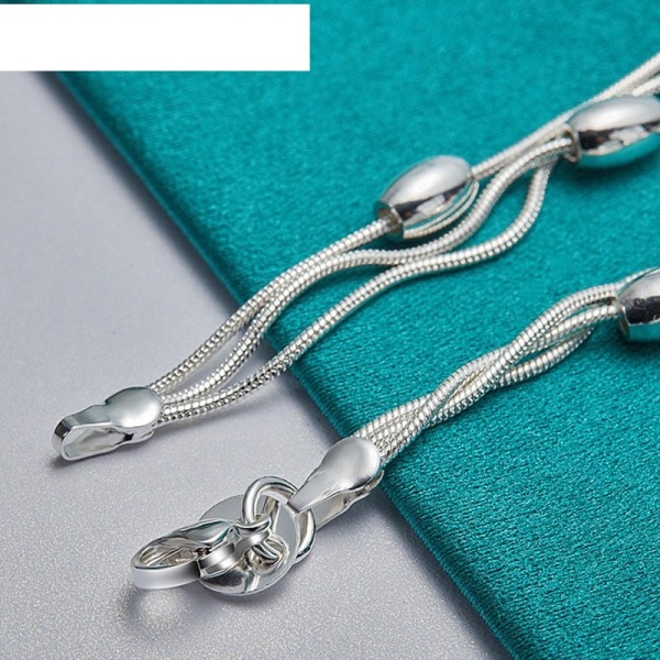 925 sterling sølv armbånd kjedemodus design produkt vakker smycken høy kvalitet armbånd pärla for kvinner zdq