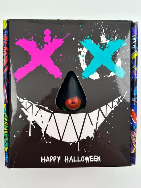 Halloween-maske LED-maske & hansker i flere lysmoduser Multicolor (1 Set)