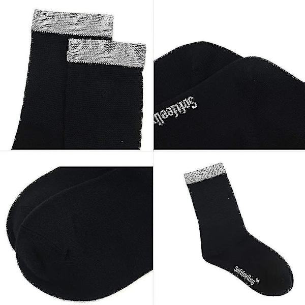 Bamboo Socks for Women and Men, Seamless, Circulation-Boosting